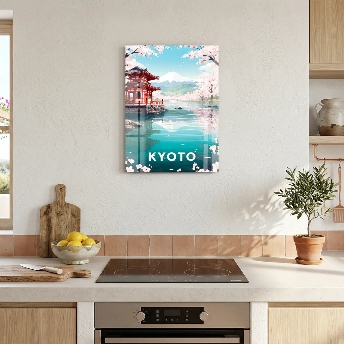 Tableau Kyoto - Illustration | en Métal Format A3