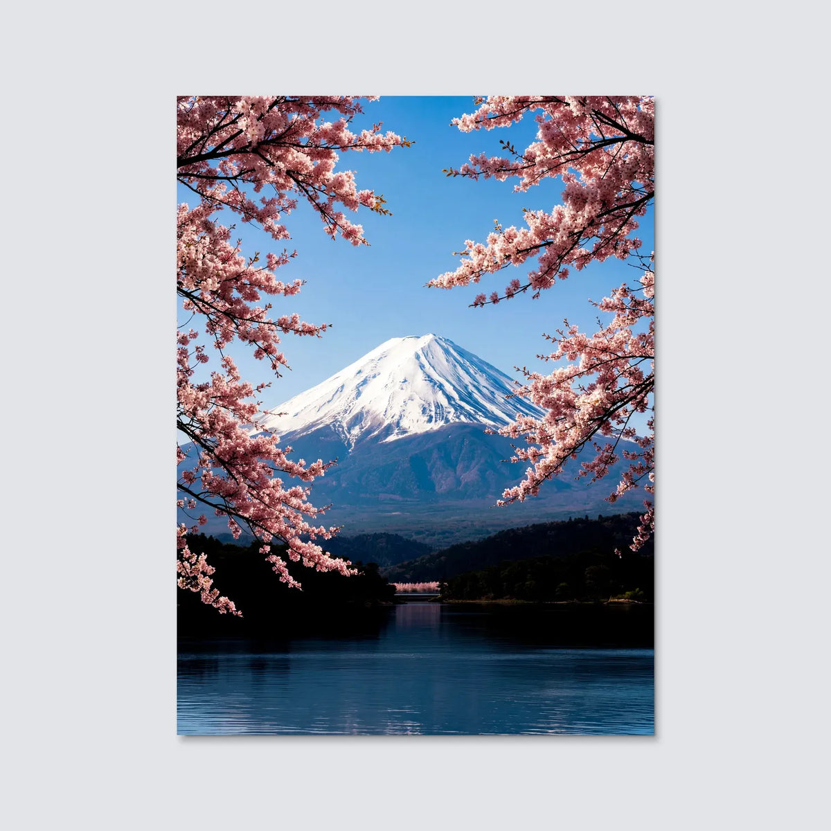 Tableau Le Mont Fuji | en Métal Format A3