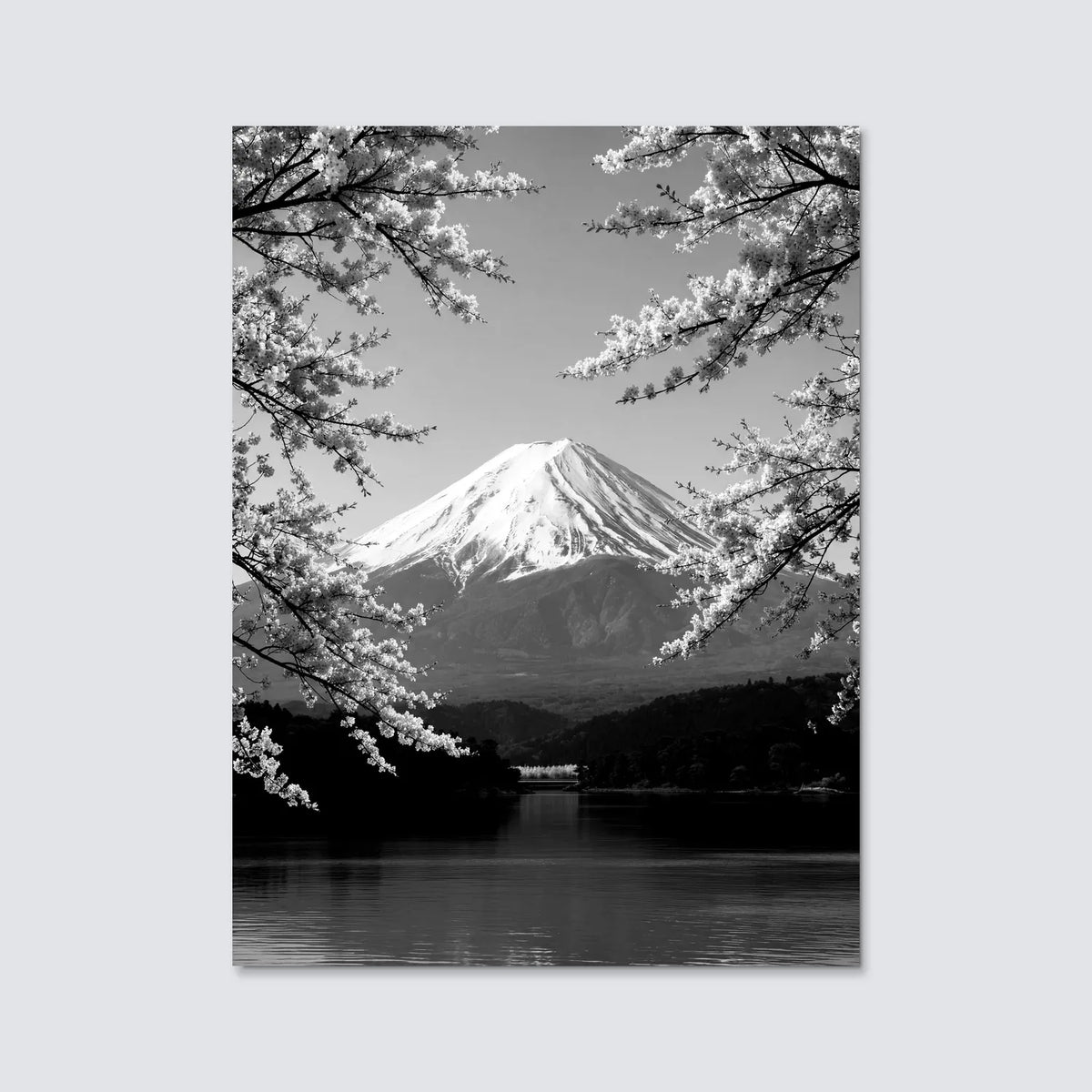 Tableau Mont Fuji Japon | en Métal Format A3