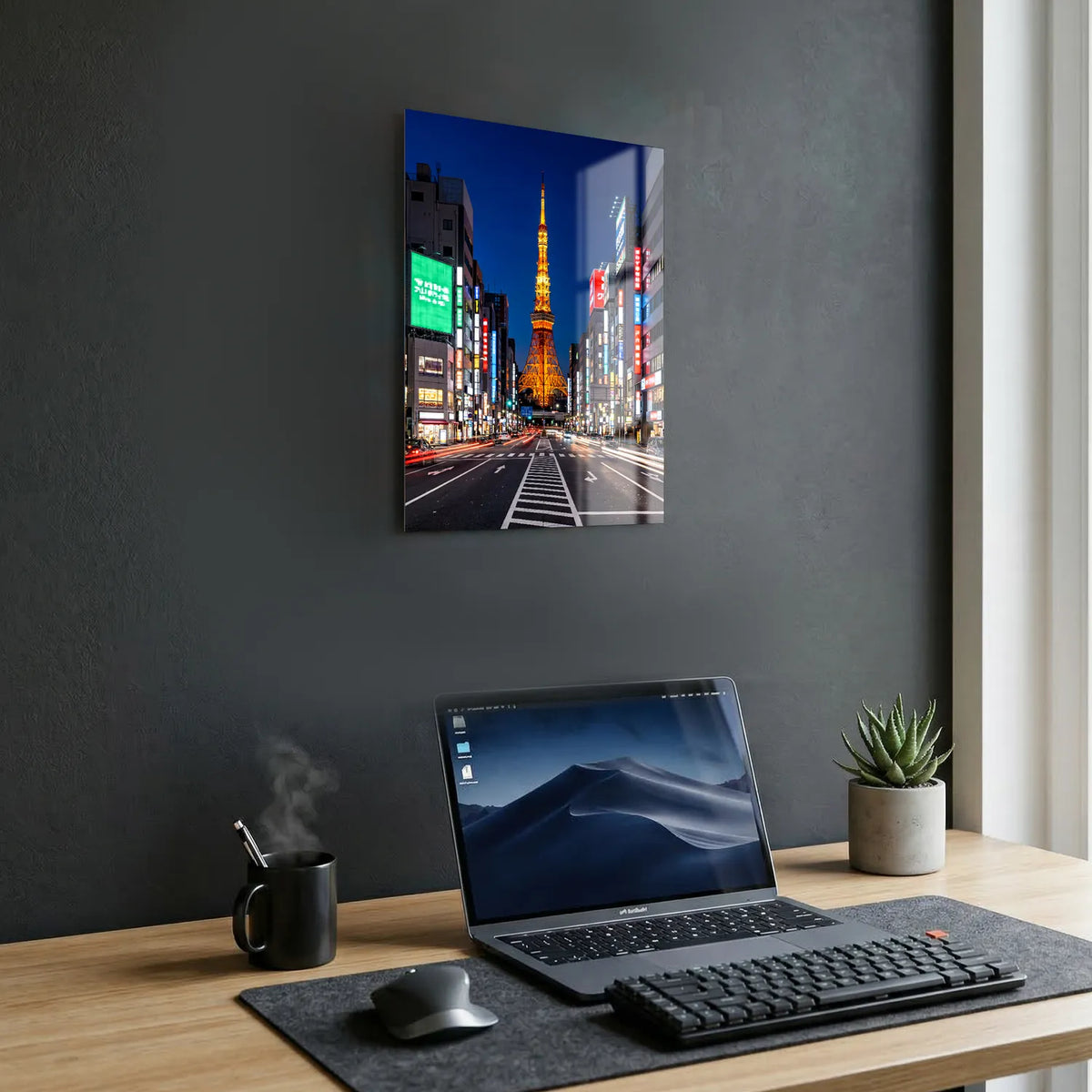 Tableau Tokyo | en Métal Format A3