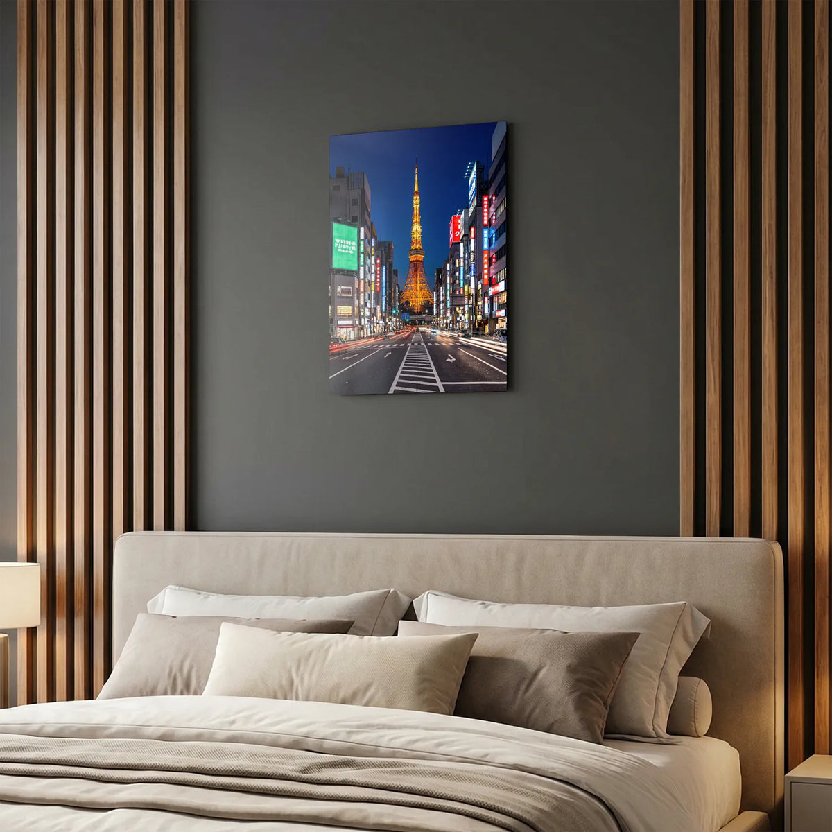 Tableau Tokyo | en Métal Format A3