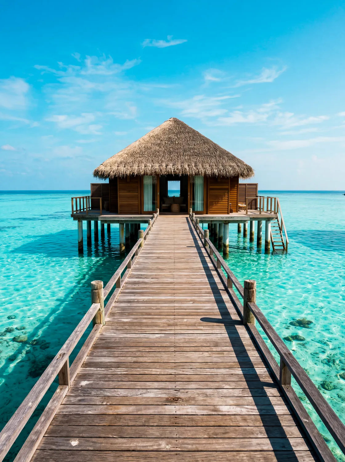 Tableau Maldives | en Métal Format A3