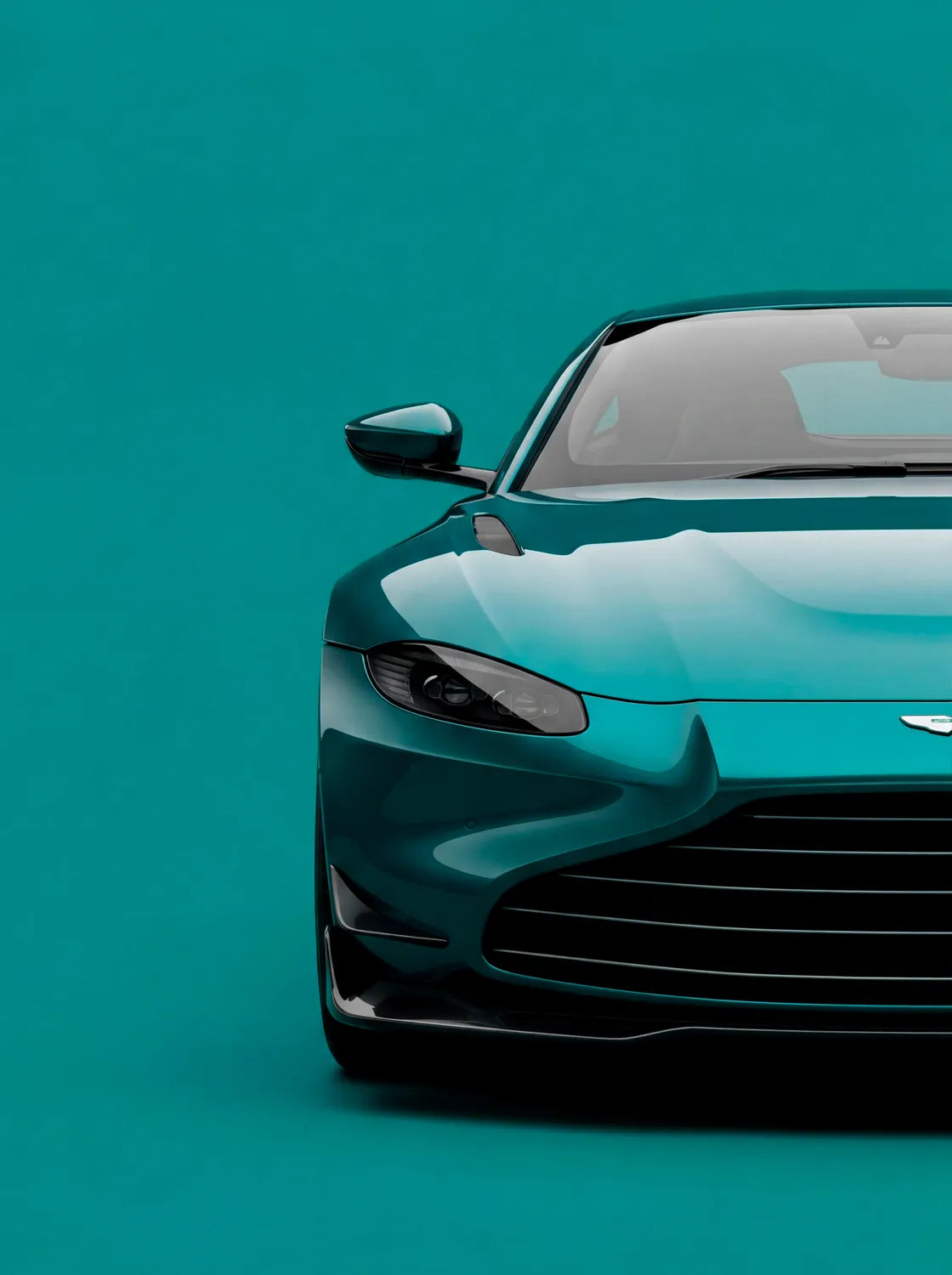 Tableau Aston Martin Vantage — Signature | en Métal Format A3