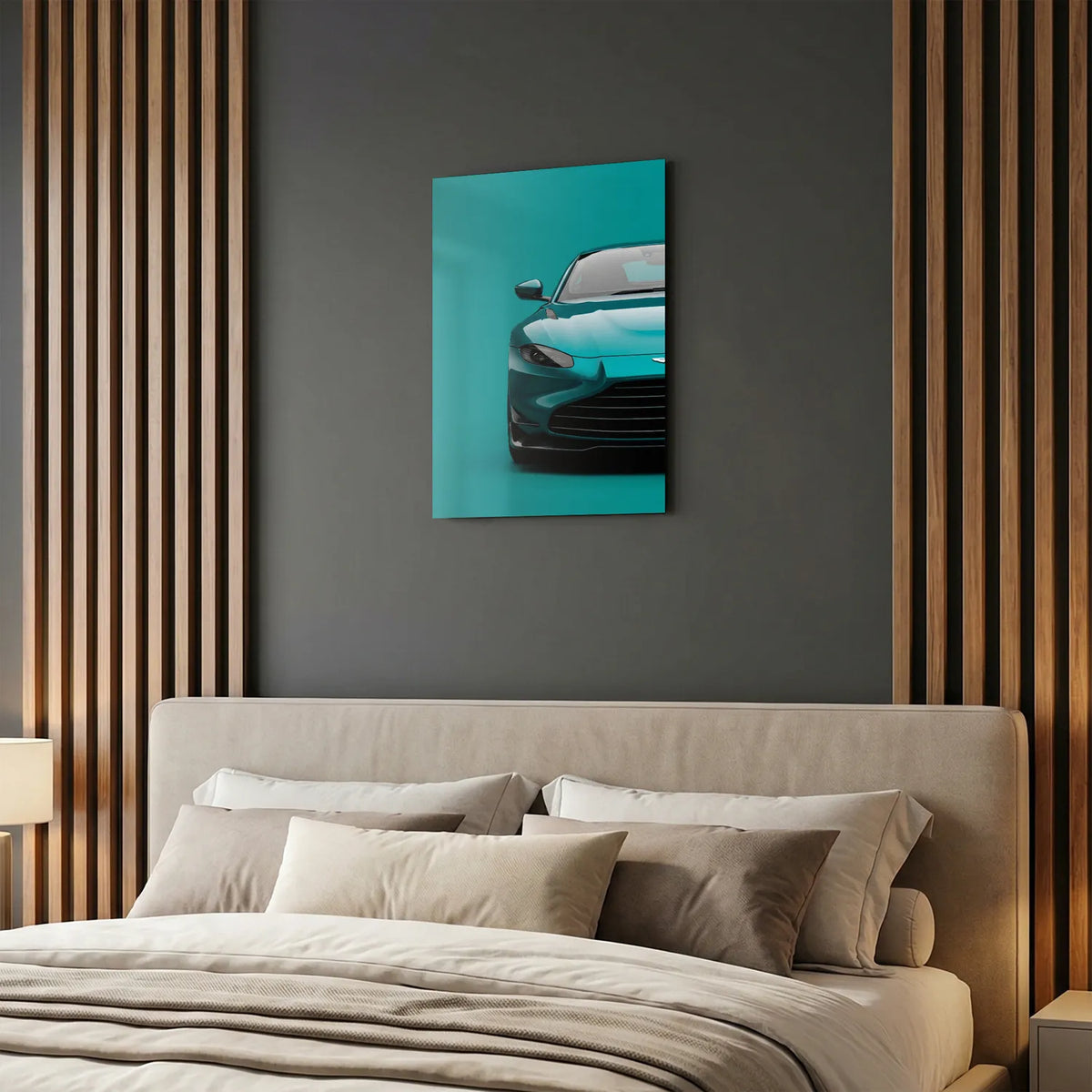 Tableau Aston Martin Vantage — Signature | en Métal Format A3