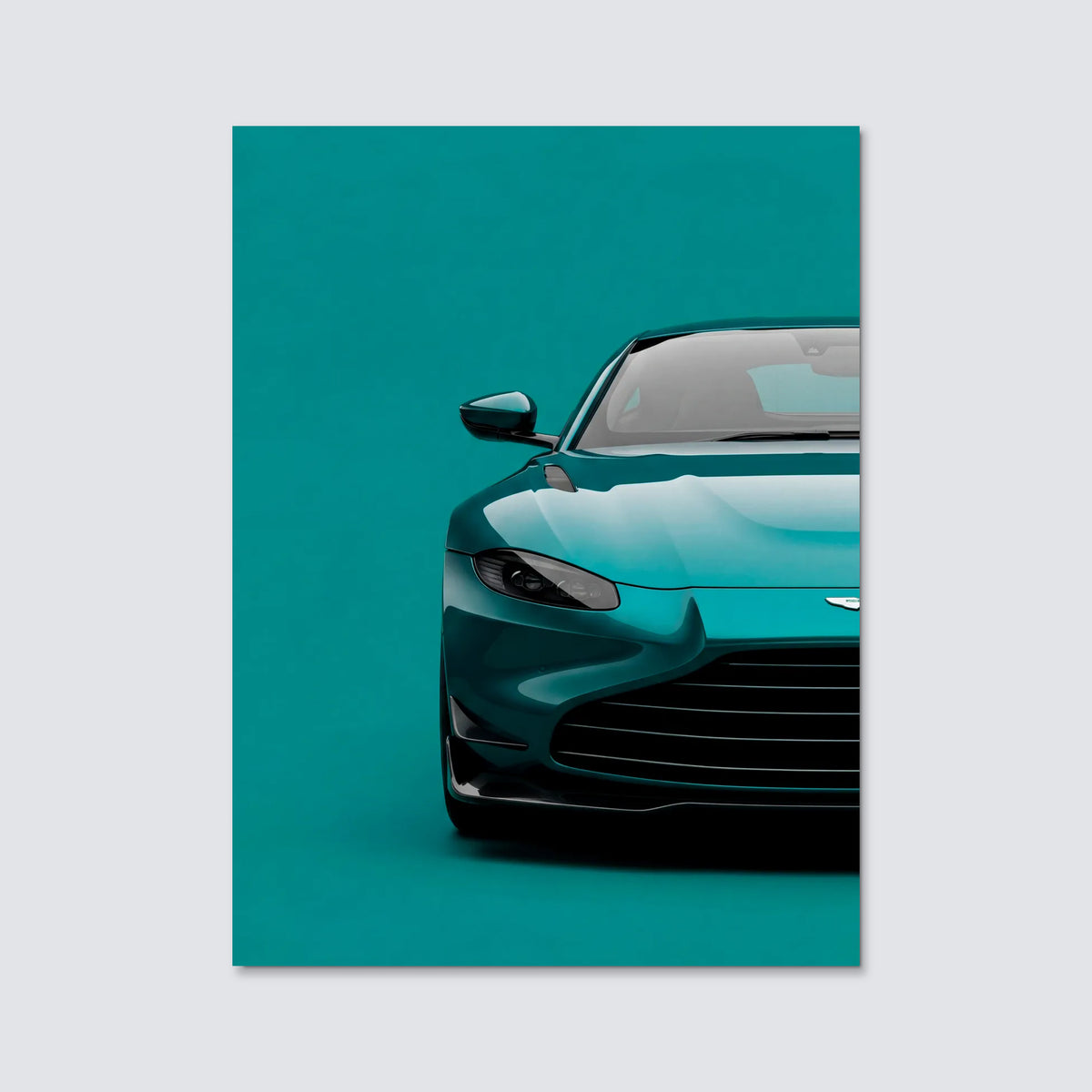 Tableau Aston Martin Vantage — Signature | en Métal Format A3