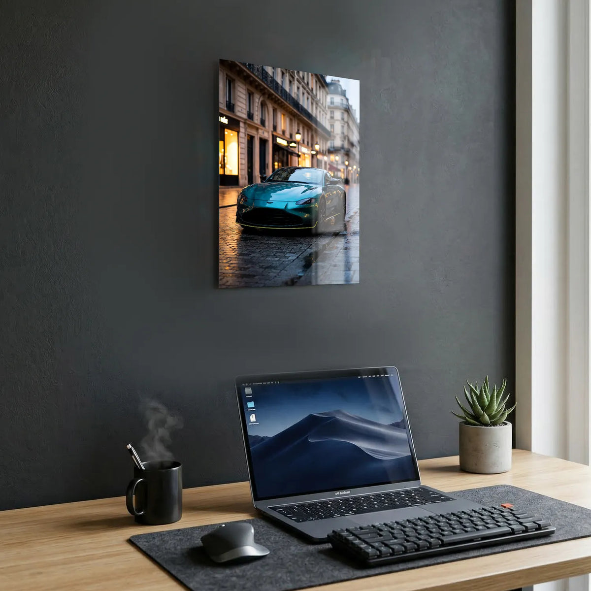 Tableau Aston Martin Vantage — Haussmannien | en Métal Format A3