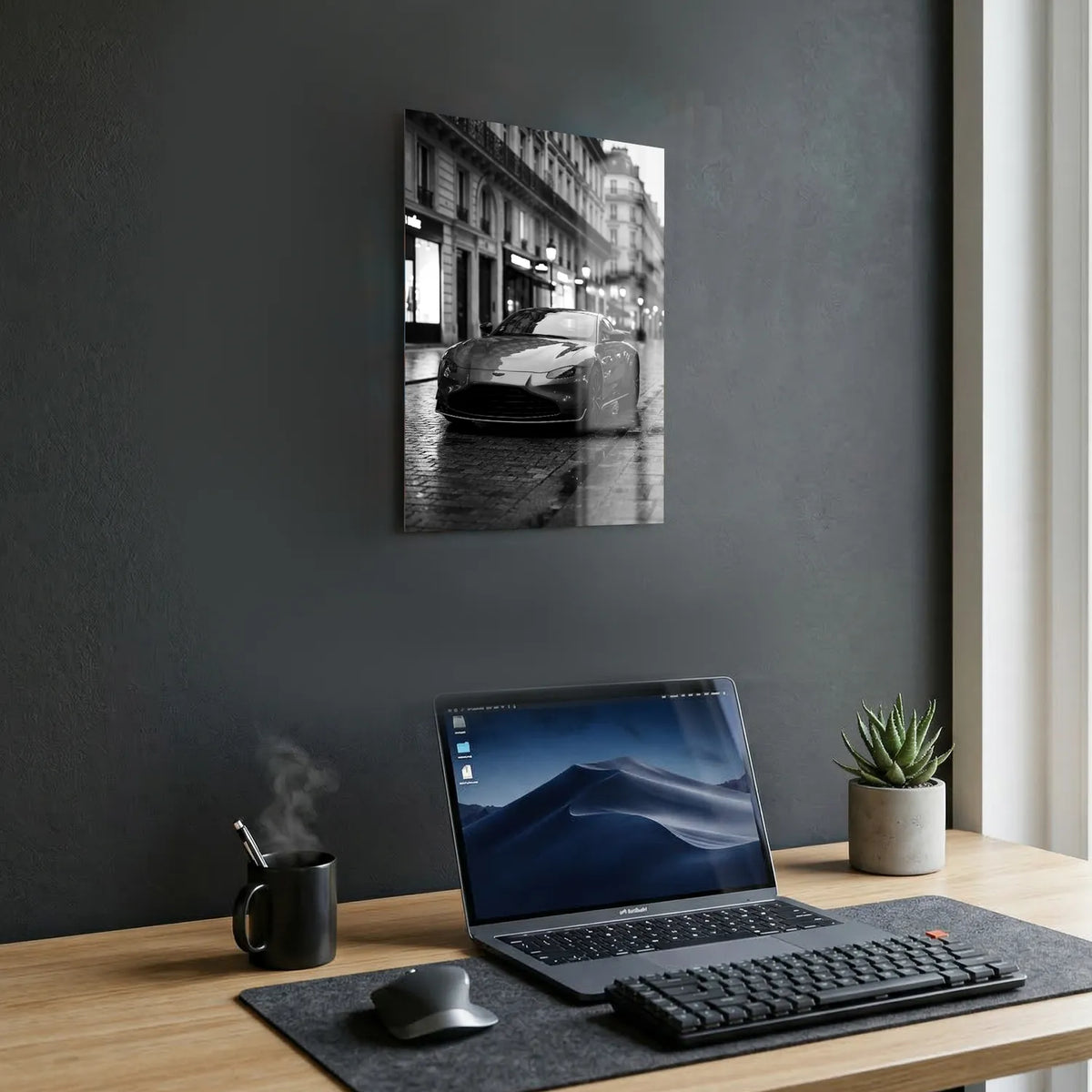 Tableau Aston Martin Vantage — Haussmannien | en Métal Format A3