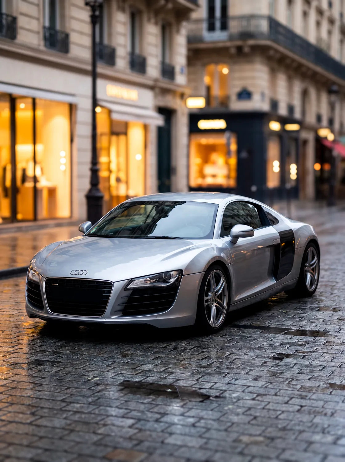 Tableau Audi R8 V10 — Haussmannien | en Métal Format A3