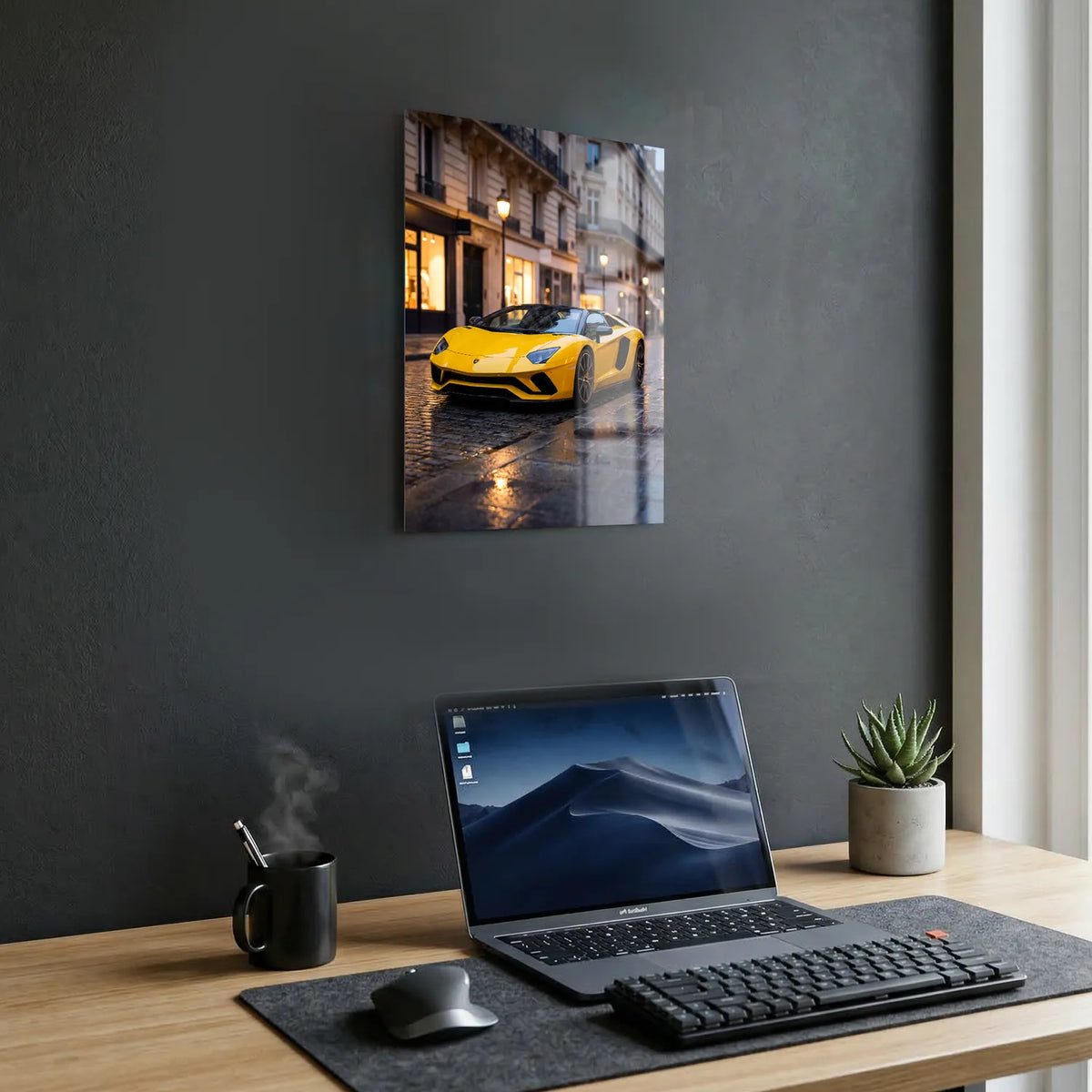 Tableau Lamborghini Aventador S Roadster — Haussmannien | en Métal Format A3