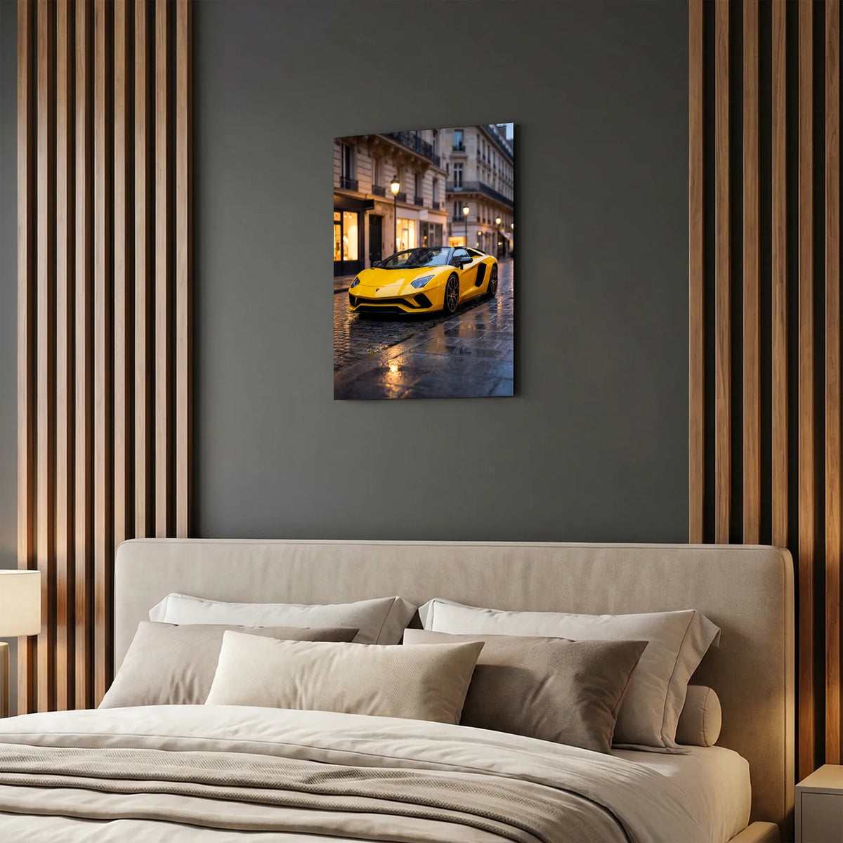 Tableau Lamborghini Aventador S Roadster — Haussmannien | en Métal Format A3