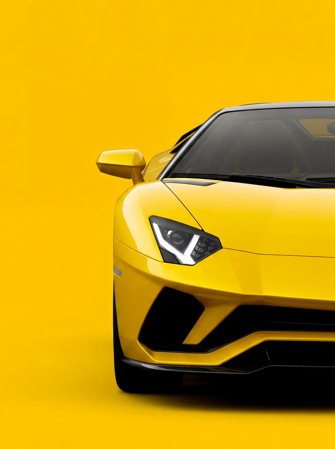 Tableau Lamborghini Aventador S Roadster — Signature | en Métal Format A3