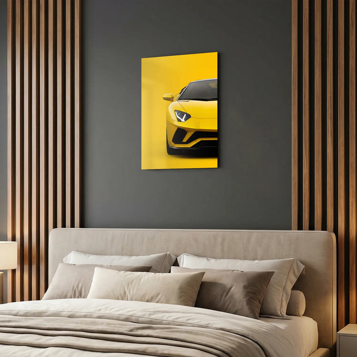 Tableau Lamborghini Aventador S Roadster — Signature | en Métal Format A3