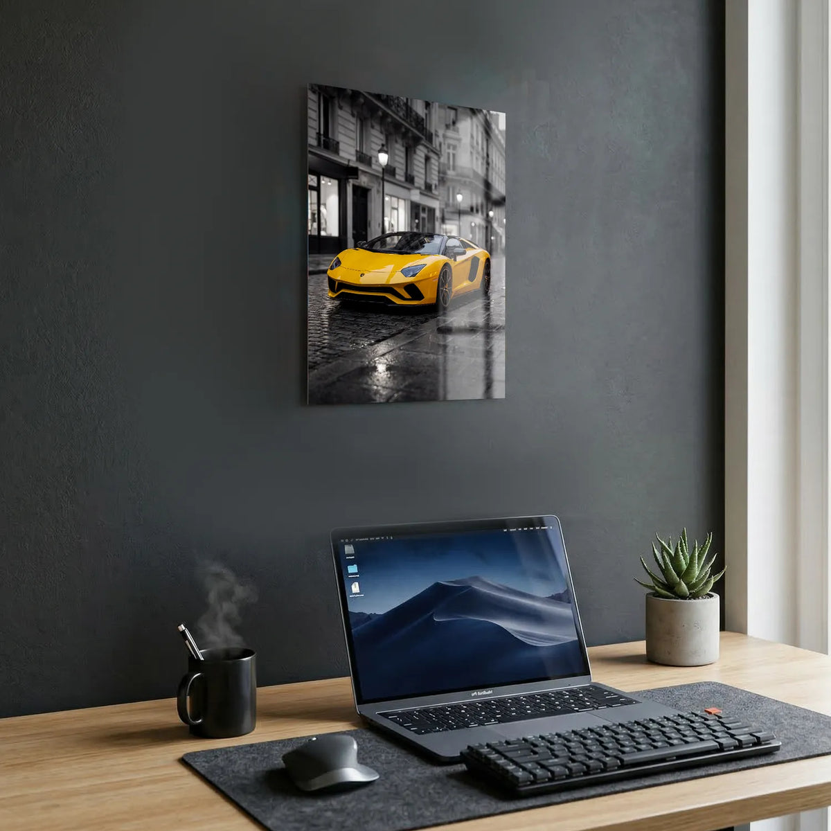 Tableau Lamborghini Aventador S Roadster — Haussmannien | en Métal Format A3