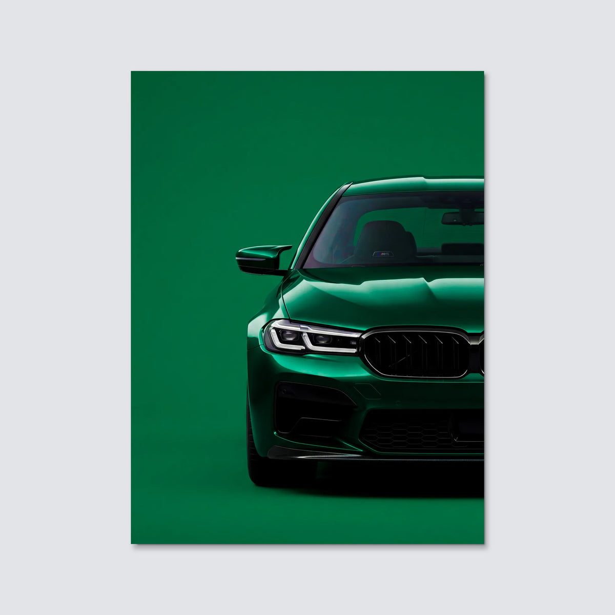 Tableau BMW M5 Competition — Signature | en Métal Format A3