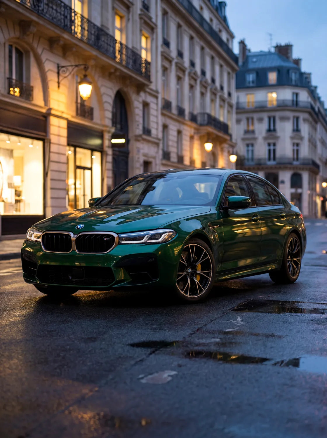 Tableau BMW M5 Competition — Haussmannien | en Métal Format A3