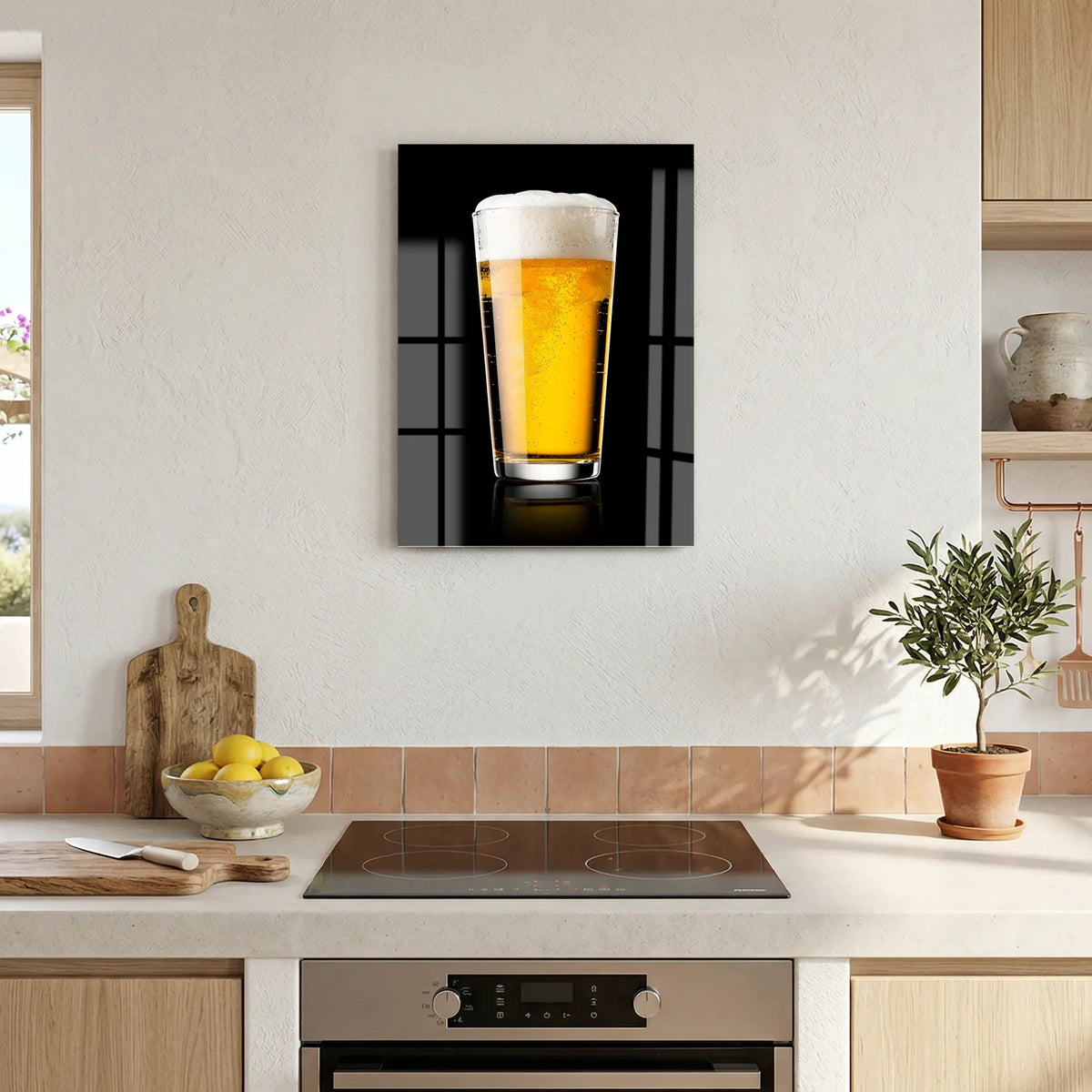 Tableau Bière Blonde | en Métal Format A3