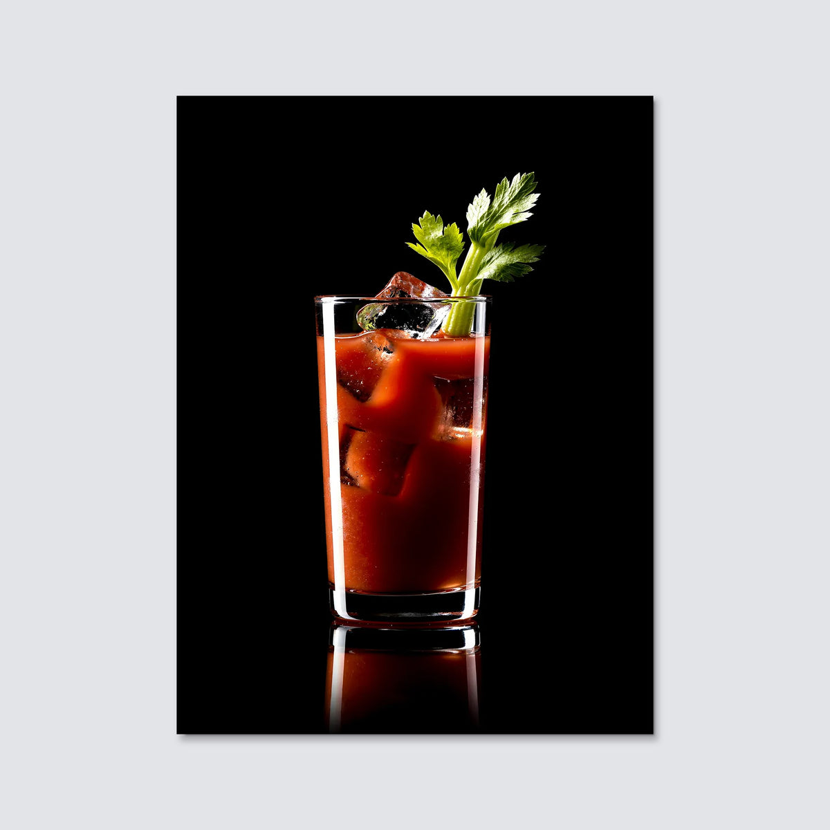 Tableau Bloody Mary | en Métal Format A3
