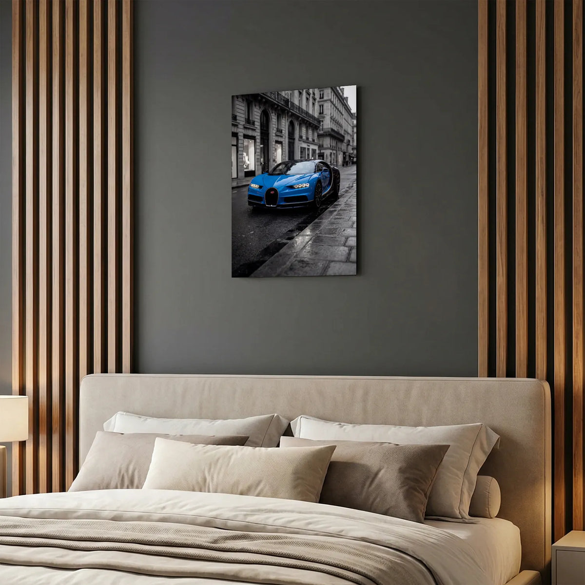 Tableau Bugatti Chiron Sport — Haussmannien | en Métal Format A3