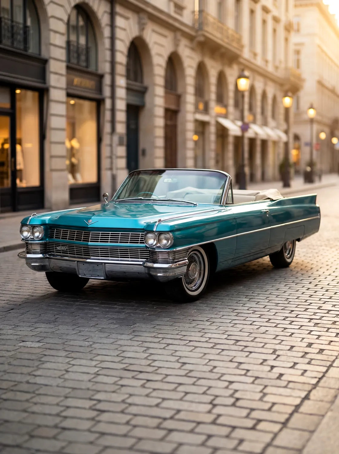 Tableau Cadillac Eldorado — Haussmannien | en Métal Format A3