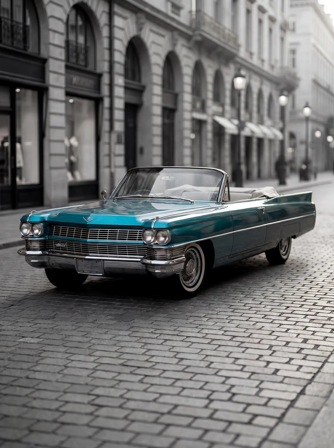 Tableau Cadillac Eldorado — Haussmannien | en Métal Format A3