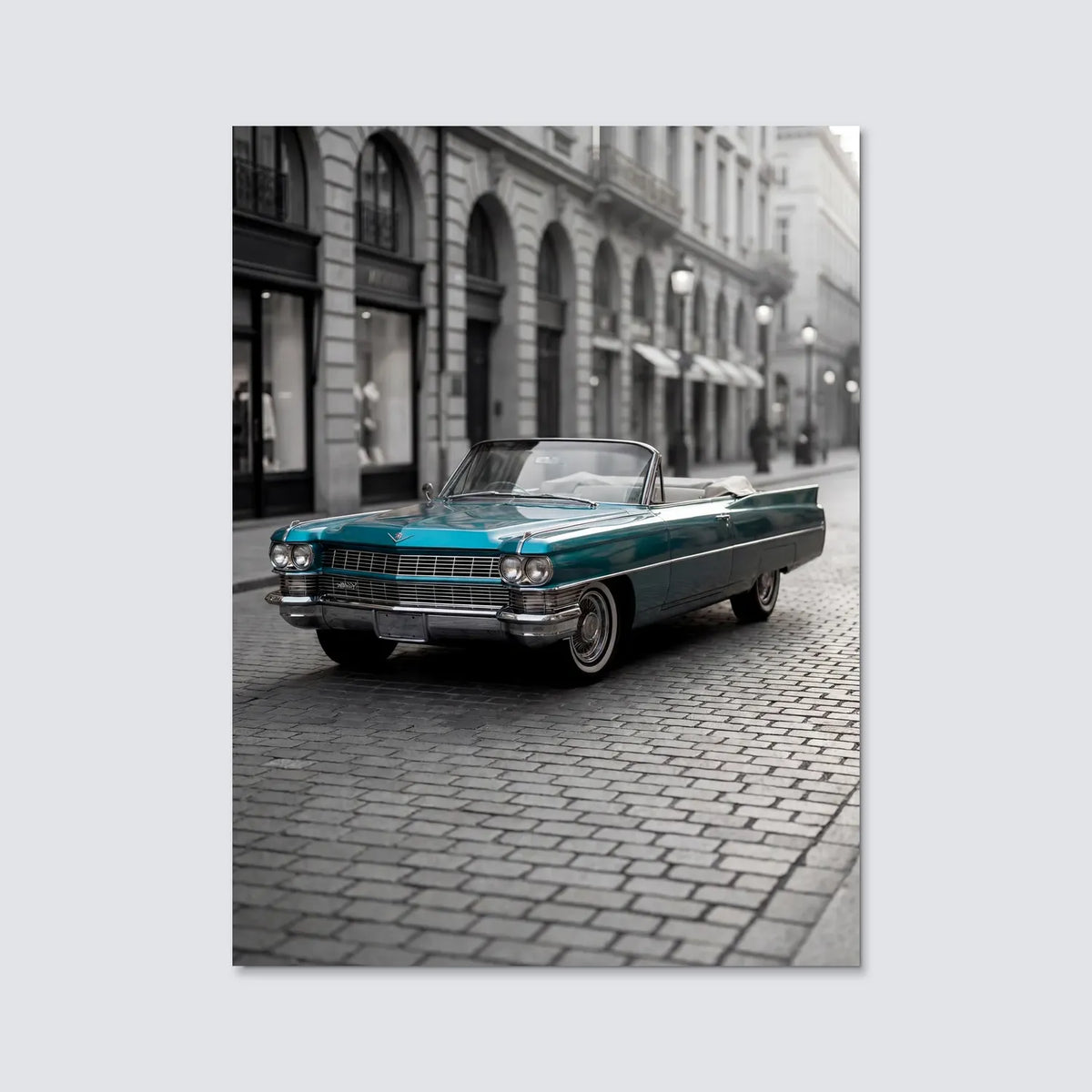 Tableau Cadillac Eldorado — Haussmannien | en Métal Format A3
