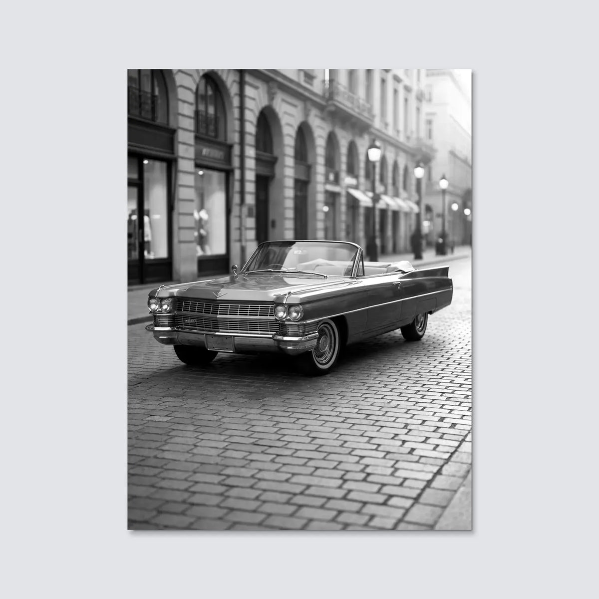 Tableau Cadillac Eldorado — Haussmannien | en Métal Format A3