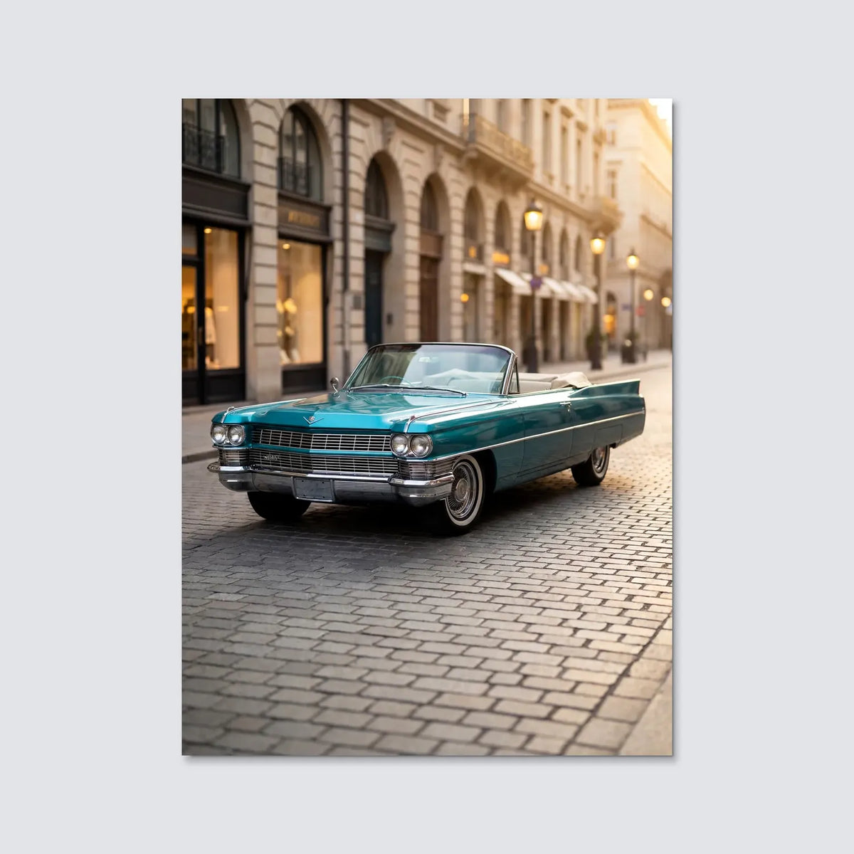 Tableau Cadillac Eldorado — Haussmannien | en Métal Format A3