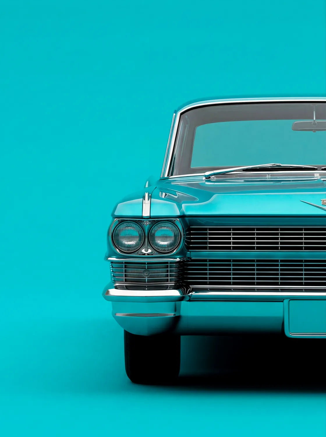 Tableau Cadillac Eldorado — Signature | en Métal Format A3