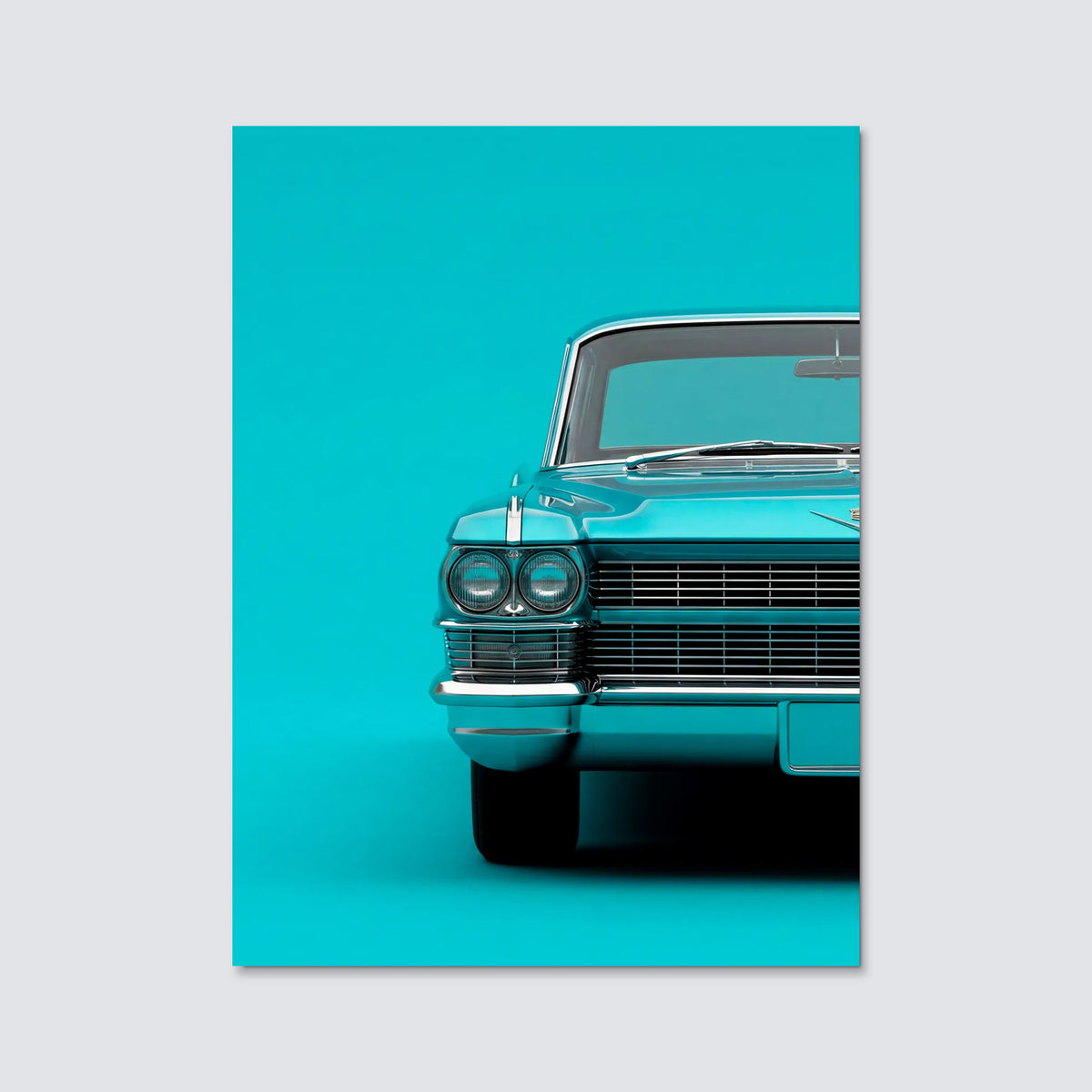 Tableau Cadillac Eldorado — Signature | en Métal Format A3