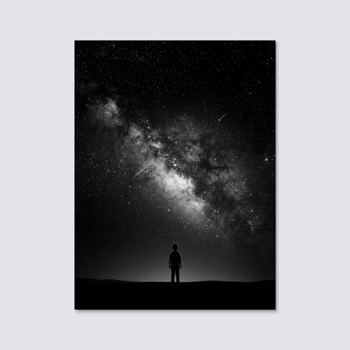 Tableau Le Garçon et les Étoiles | en Métal Format A3