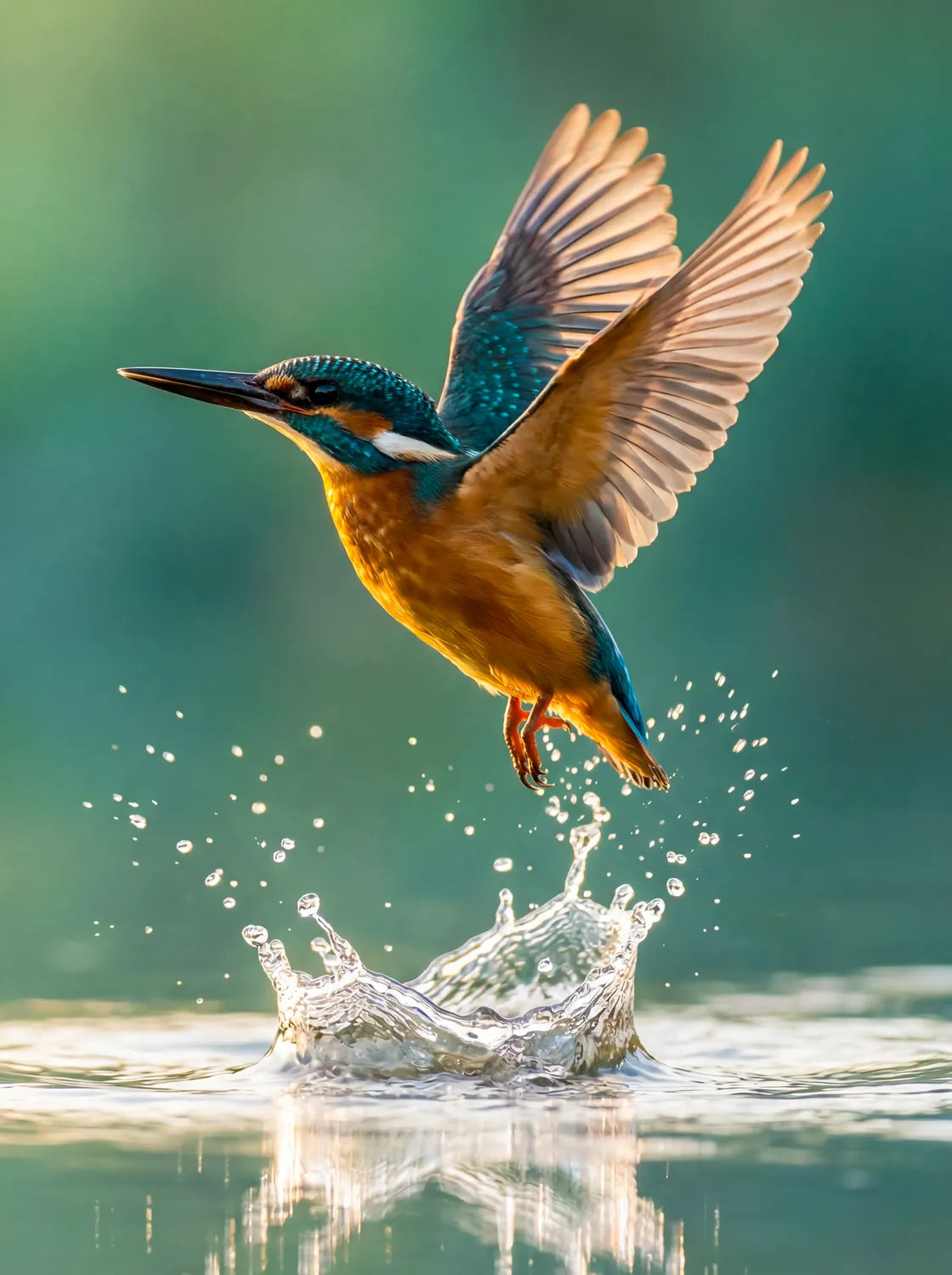 Tableau Colibri en Vol | en Métal Format A3