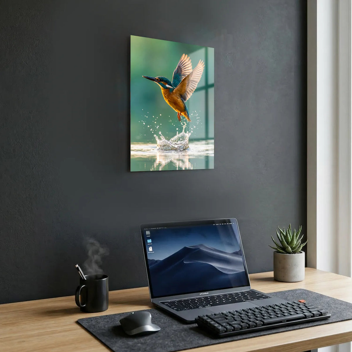 Tableau Colibri en Vol | en Métal Format A3