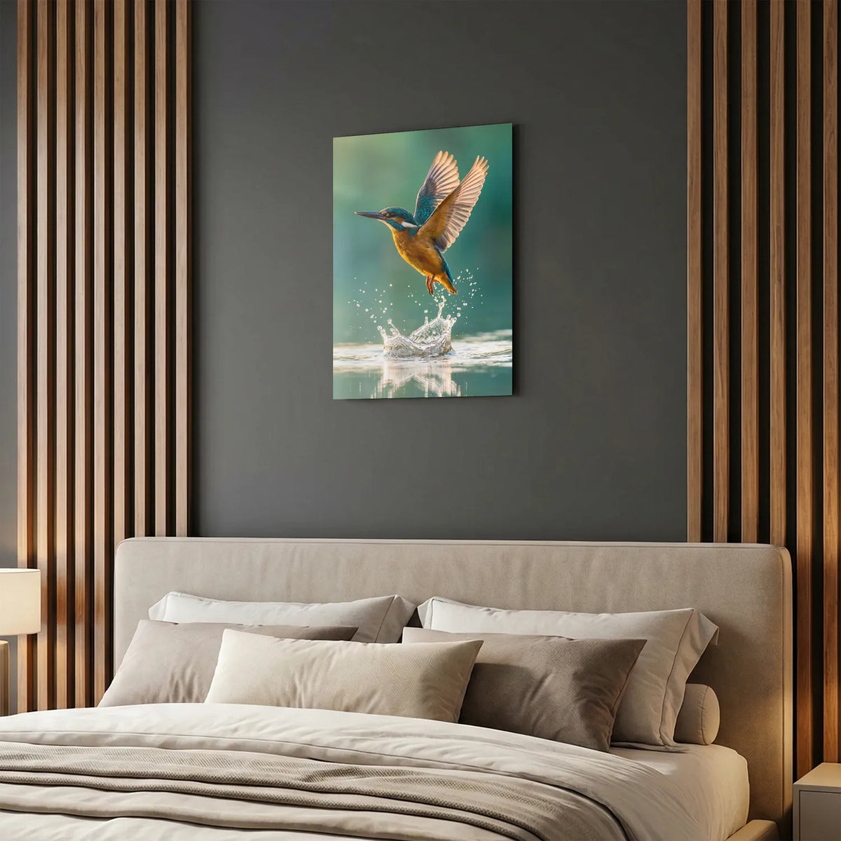 Tableau Colibri en Vol | en Métal Format A3