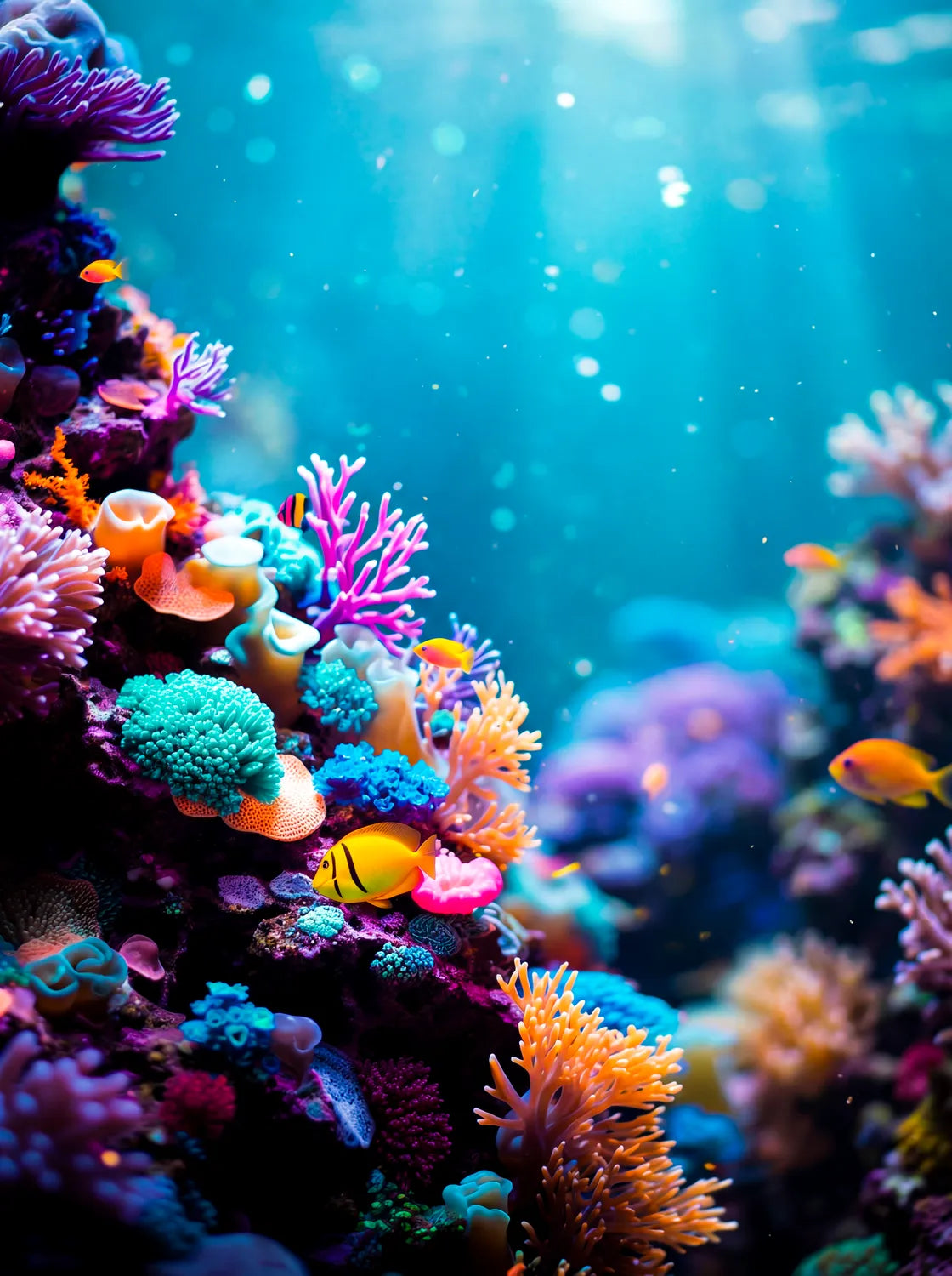 Tableau Corail | en Métal Format A3