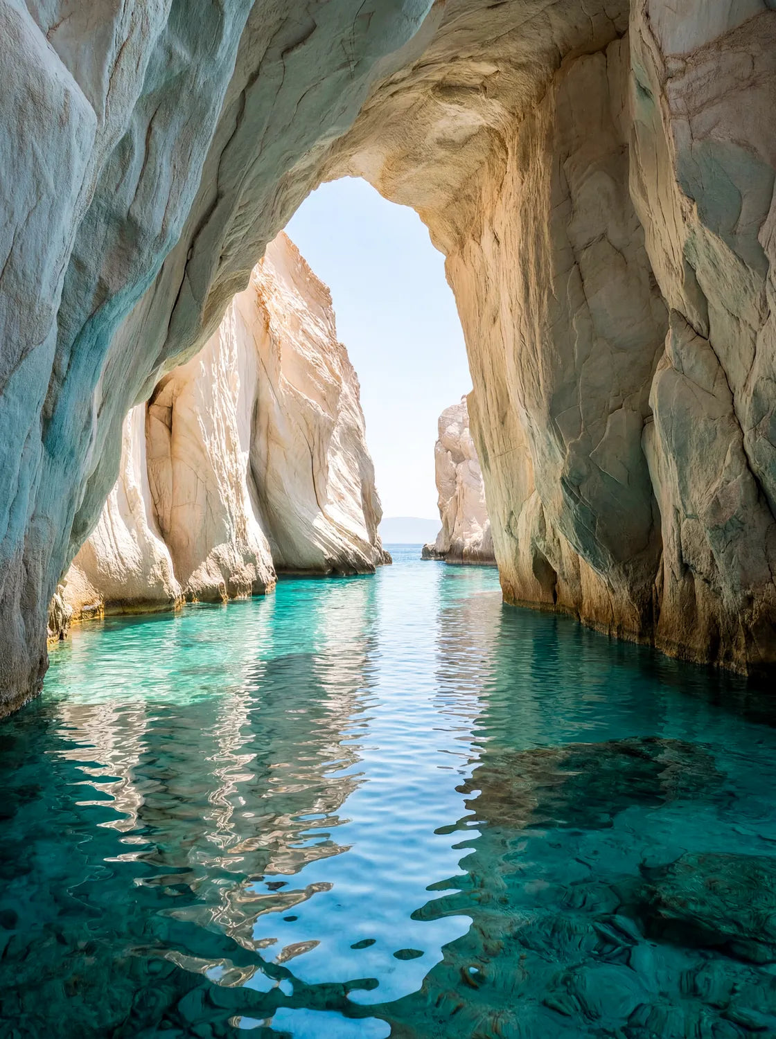 Tableau Crique | en Métal Format A3