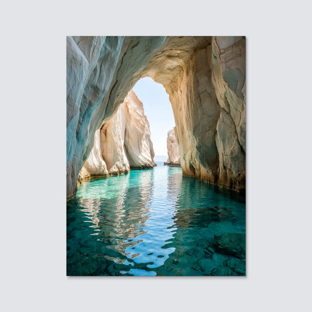 Tableau Crique | en Métal Format A3