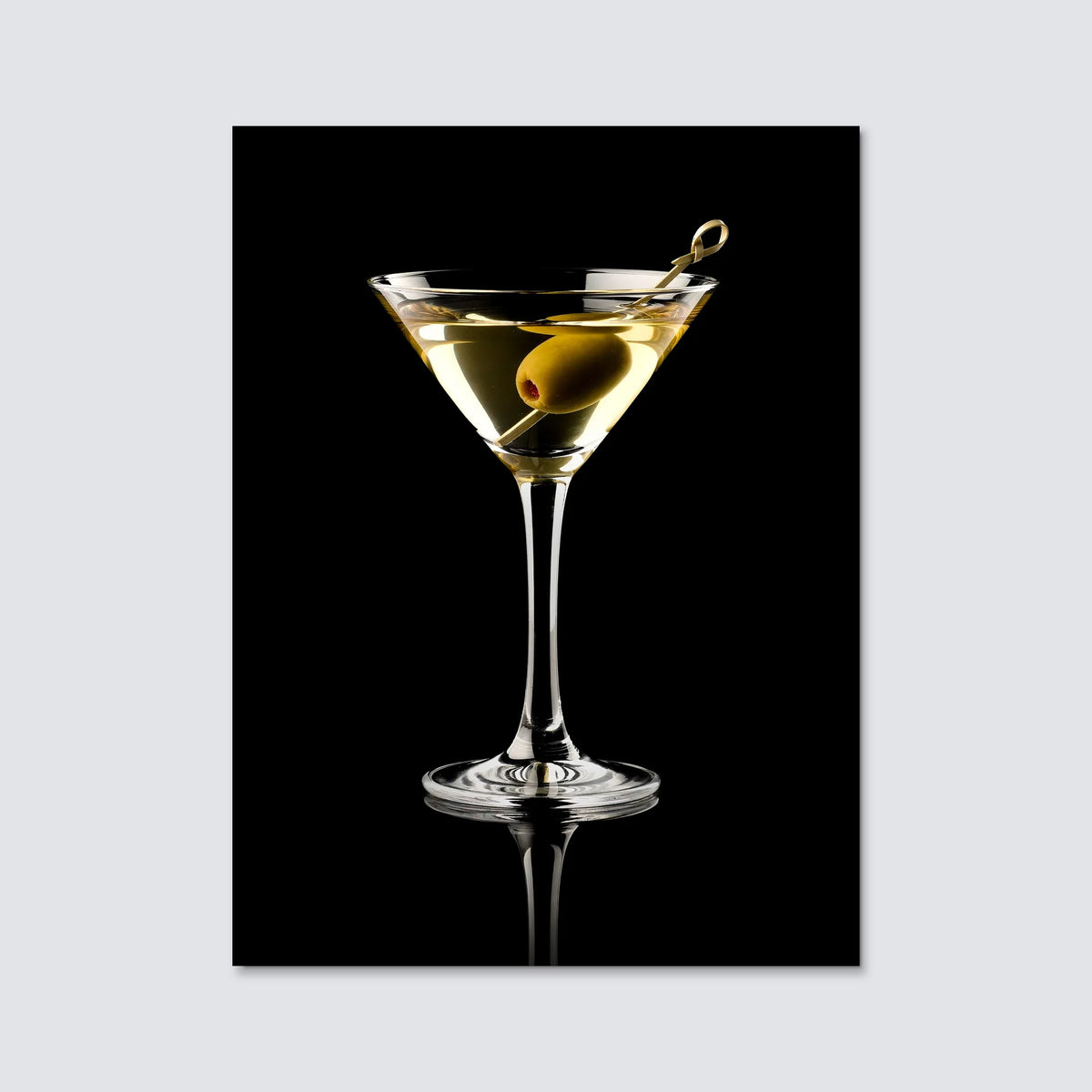 Tableau Dry Martini | en Métal Format A3