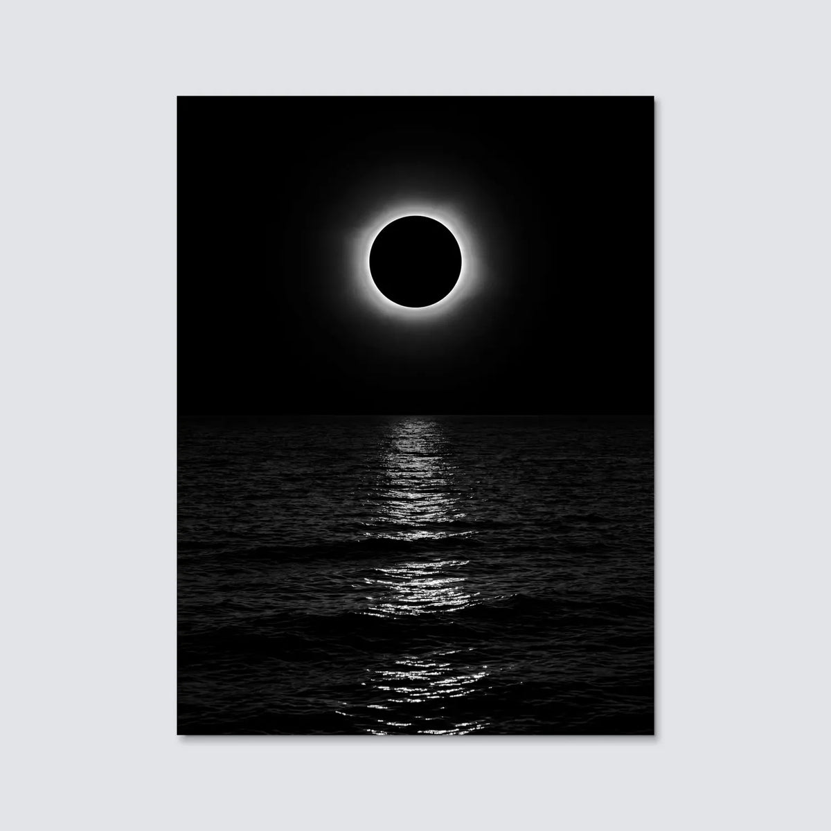 Tableau Éclipse solaire | en Métal Format A3