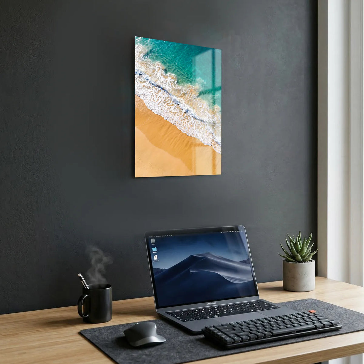 Tableau Écume | en Métal Format A3