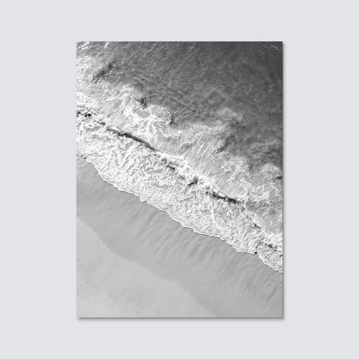Tableau Écume N&B | en Métal Format A3