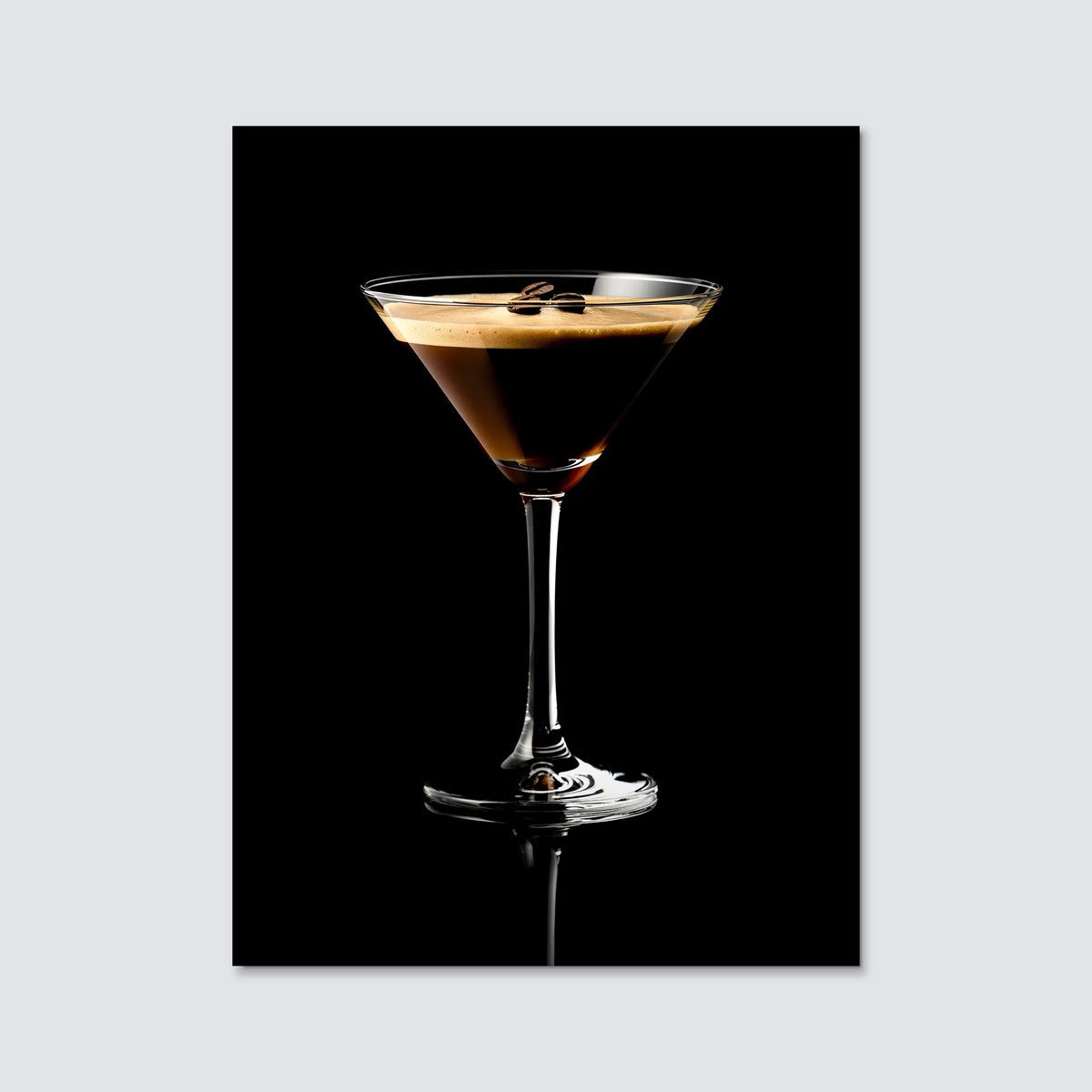 Tableau Espresso Martini | en Métal Format A3