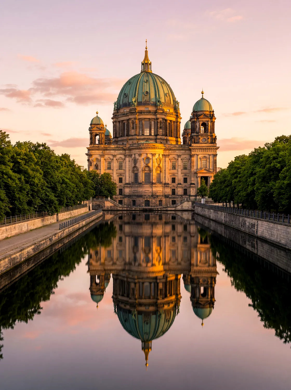 Tableau Berliner Dom | en Métal Format A3