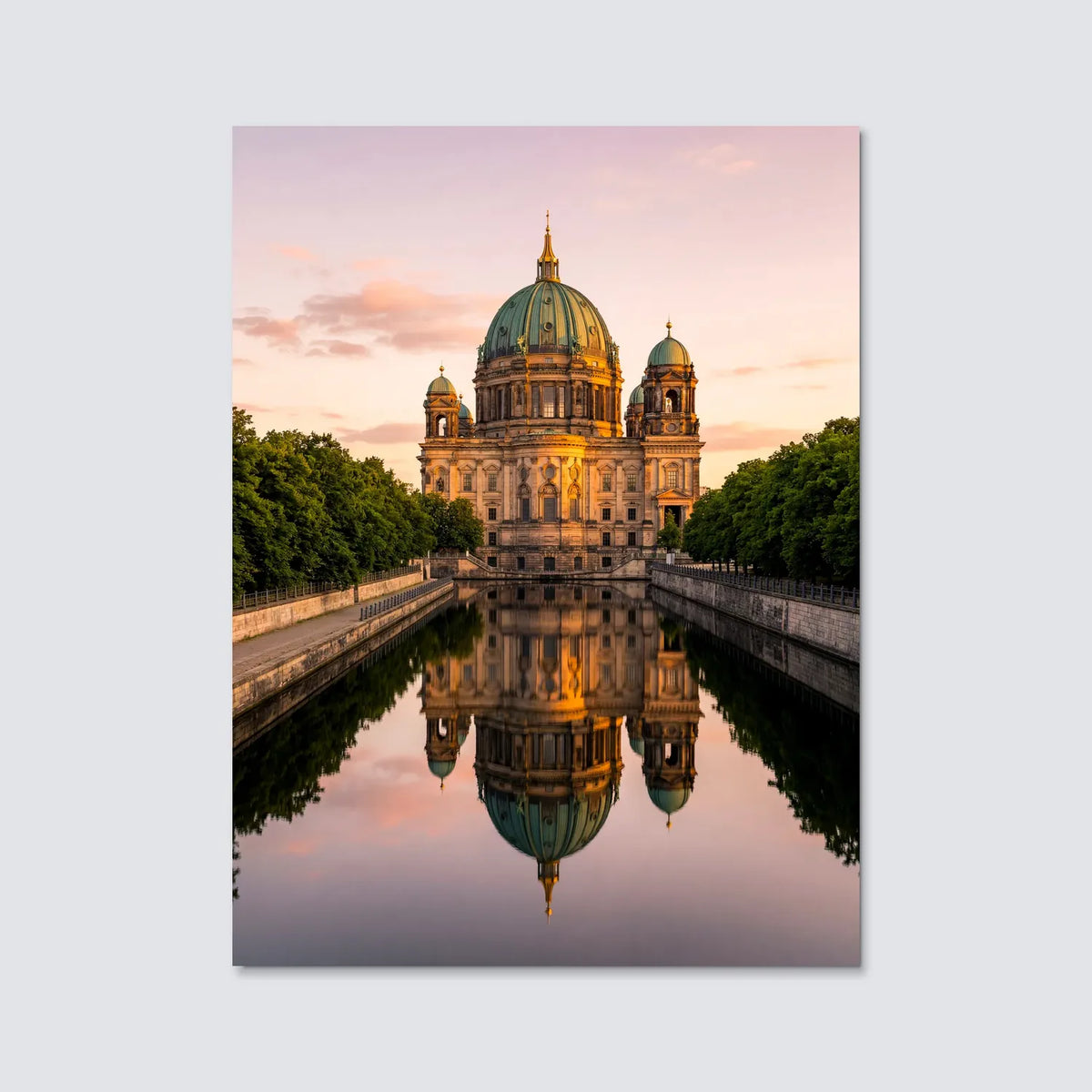 Tableau Berliner Dom | en Métal Format A3