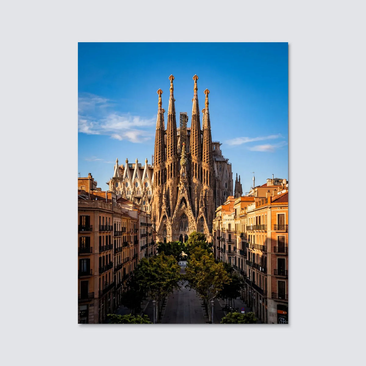 Tableau La Sagrada Família d'Espagne | en Métal Format A3