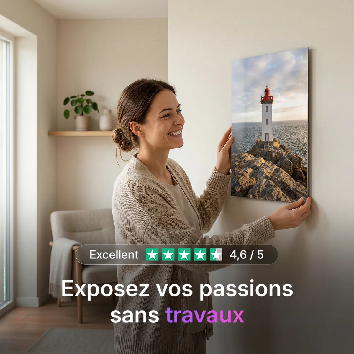 Tableau La Bretagne | en Métal Format A3