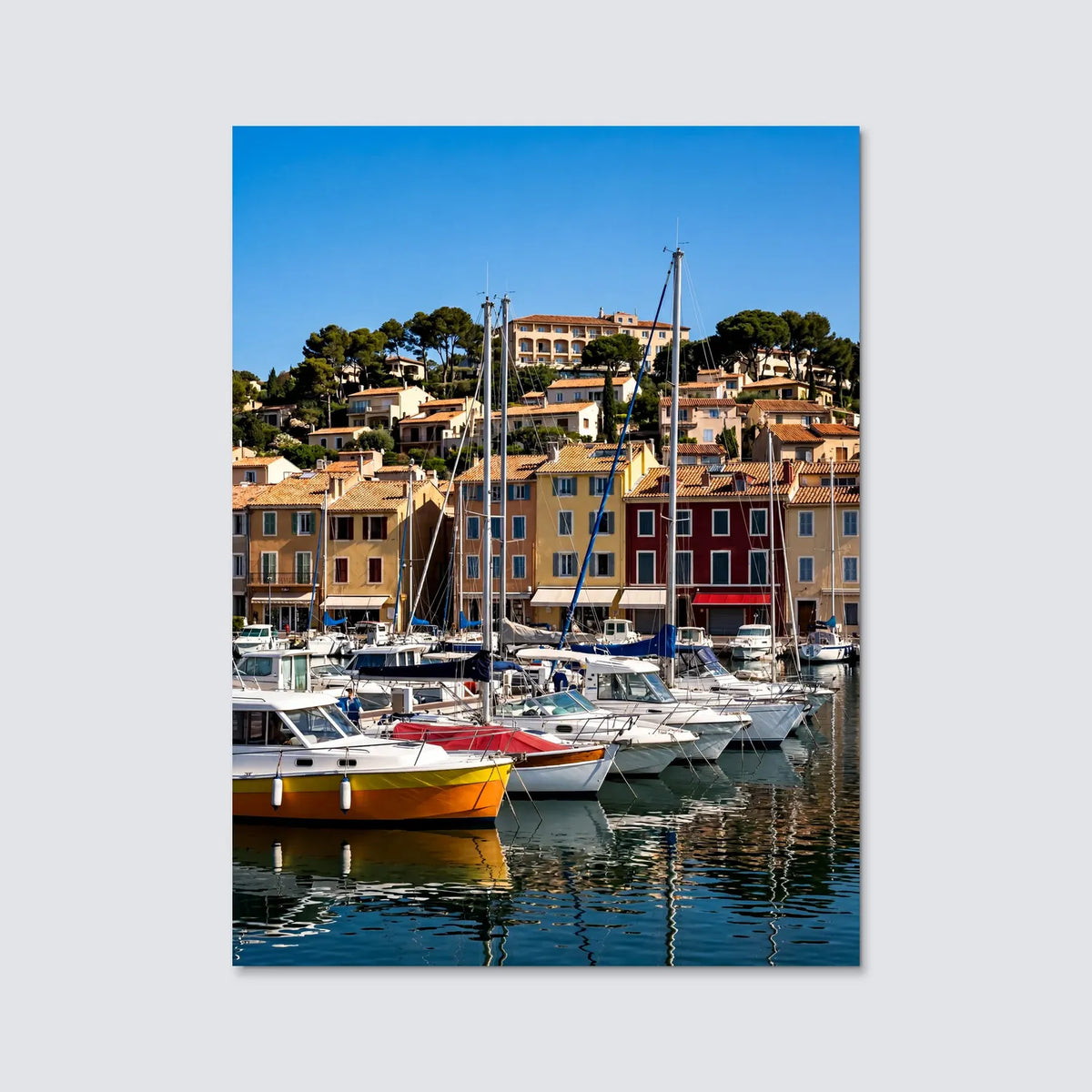 Tableau Cassis | en Métal Format A3