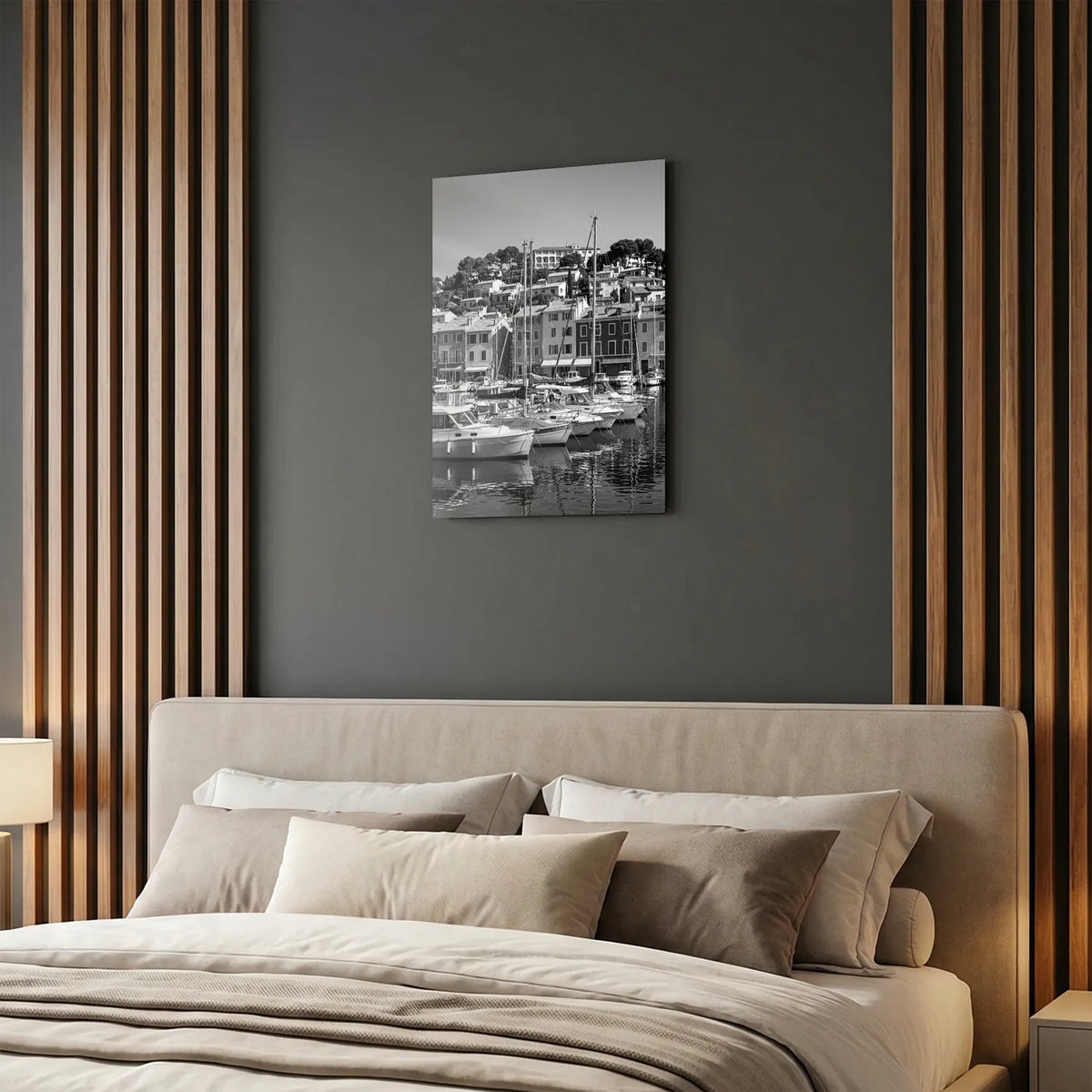 Tableau Cassis N&B | en Métal Format A3