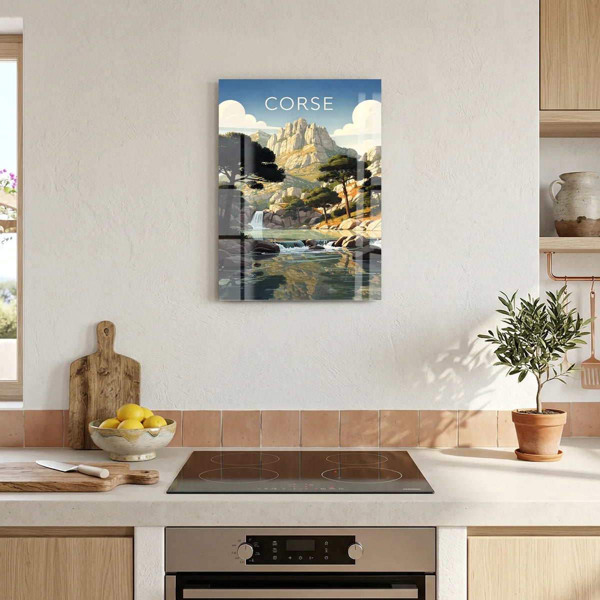 Tableau Corse - Illustration | en Métal Format A3