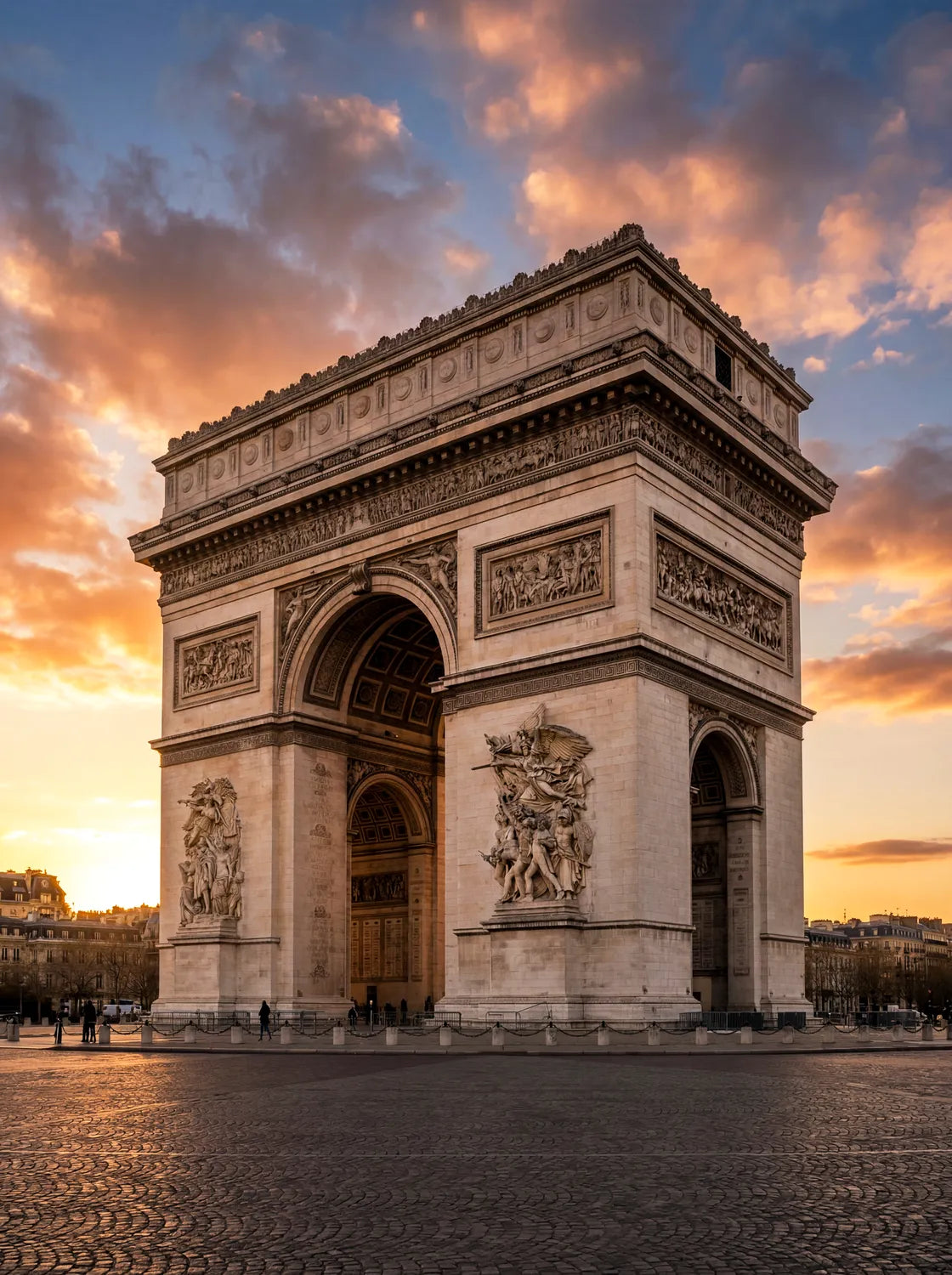Tableau Champs-Élysées | en Métal Format A3