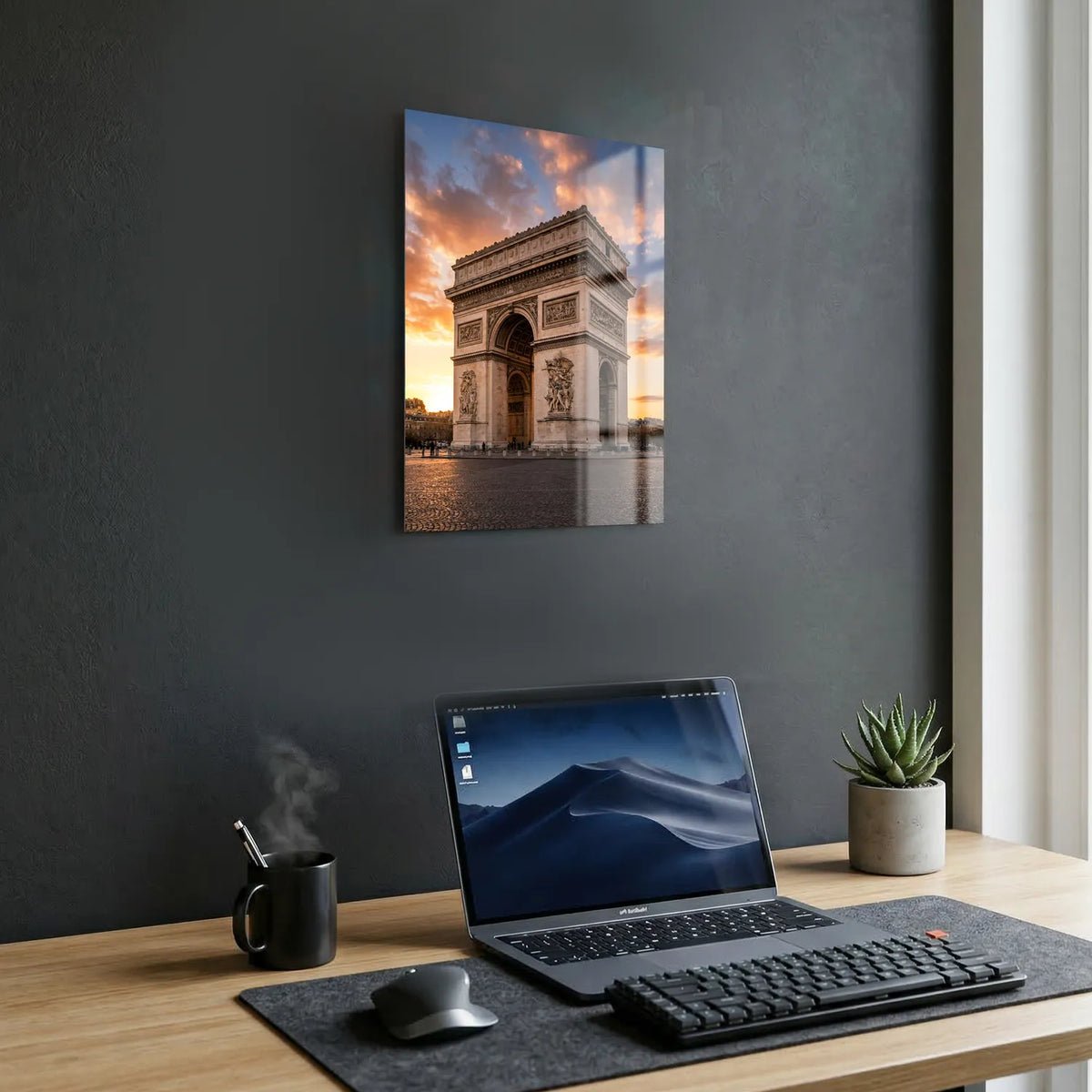 Tableau Champs-Élysées | en Métal Format A3